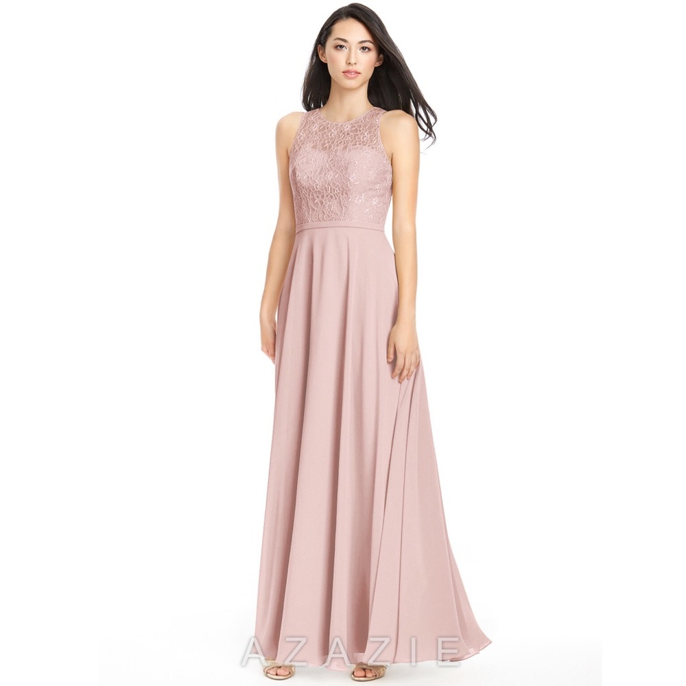 Azazie “Frederica” beautiful bridesmaid dress. Worn once and in mint condition.